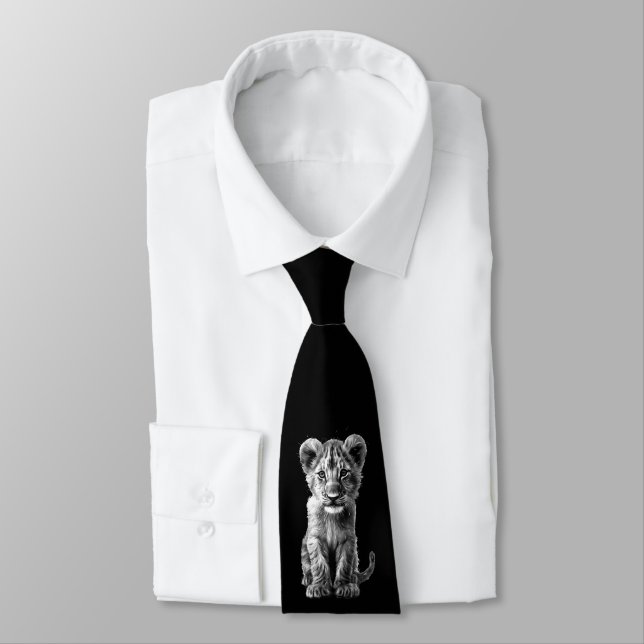 Corbata Oh Bebé Gran Gato Gris (Atado)