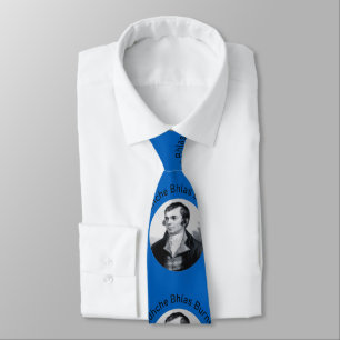 Corbata Oidhche Bhlas Burns Gaélico Gris Oscuro