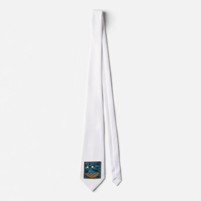 Corbata Ojo de Bojat Sagrado de Horus (Anverso)