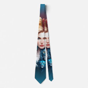Corbata Ojo de León y pelo estrellado