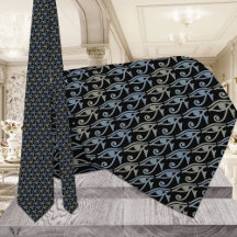 Ojo De Ra Horus Tie Armani Gray Black Tie