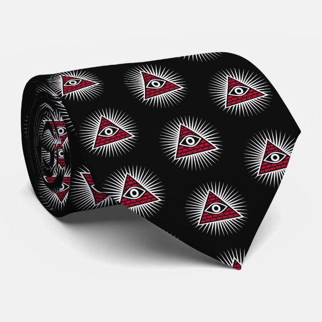 Corbata Ojo masónico (Enrollado)