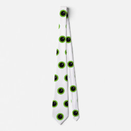 Corbata Ojos verdes divertidos
