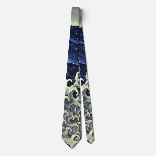 Corbata Ola de Hokusai 2 (Anverso)