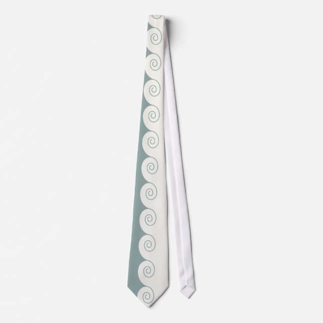 Corbata Ola espiral griega (Anverso)