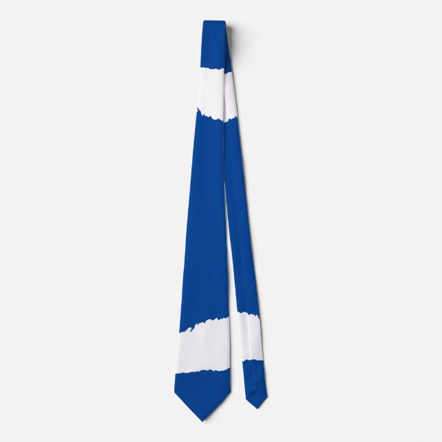 Corbata Ola Rota azul (Anverso)