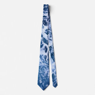 Corbata Olas Azules Junto Al Océano