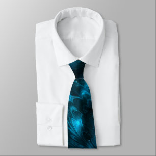 Corbata Olas Azules Oscuras