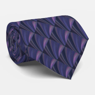 Corbata Olas de Arena Suave Púrpura