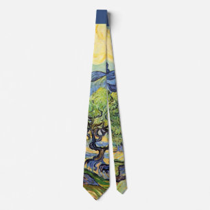 Corbata Olivos con Alpilles por Vincent van Gogh