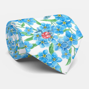 Corbata Olvídate de mi patrón floral sin fisuras