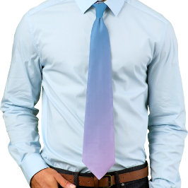Corbata Ombrado gradiente rosa azul y claro