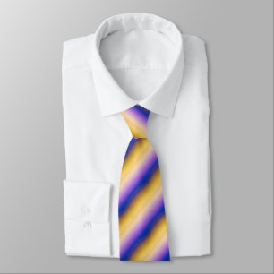 Corbata Ombre amarillo morado