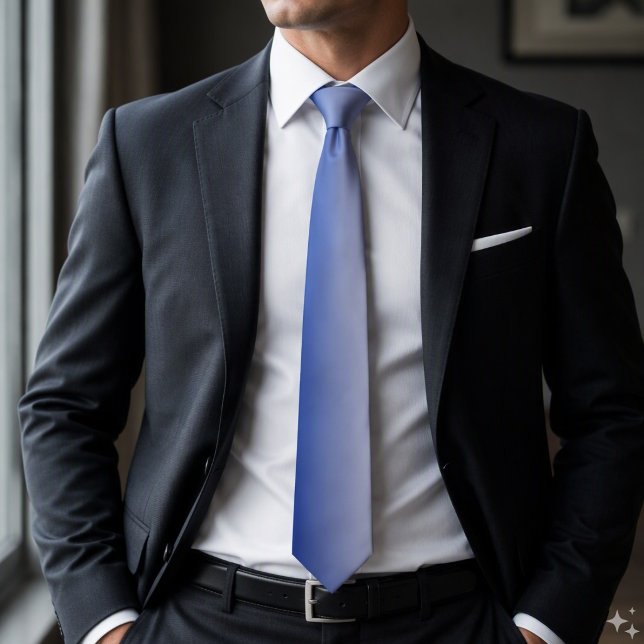 Corbata Ombre Azul Blanco Moderno Gradiente (Subido por el creador)