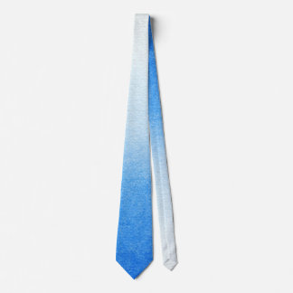 Corbata Ombre Azul y blanco bucear en tonos soñados