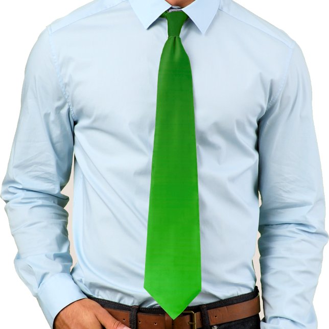 Corbata Ombre de degradado verde oscuro y verde claro (Subido por el creador)