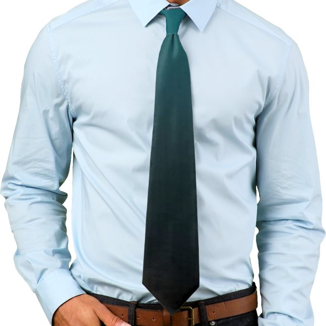 Corbata Ombre de degradado verde y negro verde azulado (Subido por el creador)