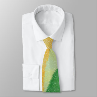Corbata Ombre Verde Amarillo Texturizado Abstracto