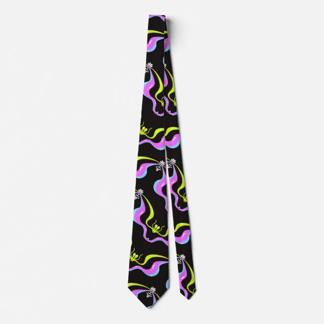 Corbata Onda de sonido de neón (Anverso)