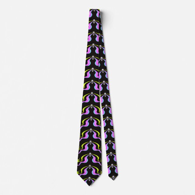 Corbata Onda de sonido de neón (Anverso)