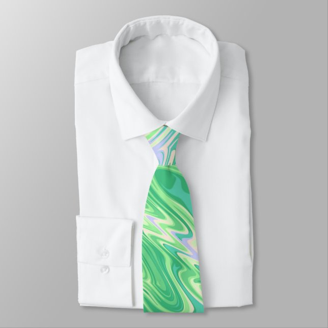 Corbata Ondulaciones maravillosas  (Atado)