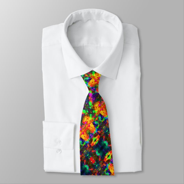 Corbata Opalo arcoiris del hombre atado (Atado)