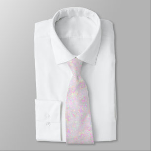 Corbata ópalo púrpura delicado
