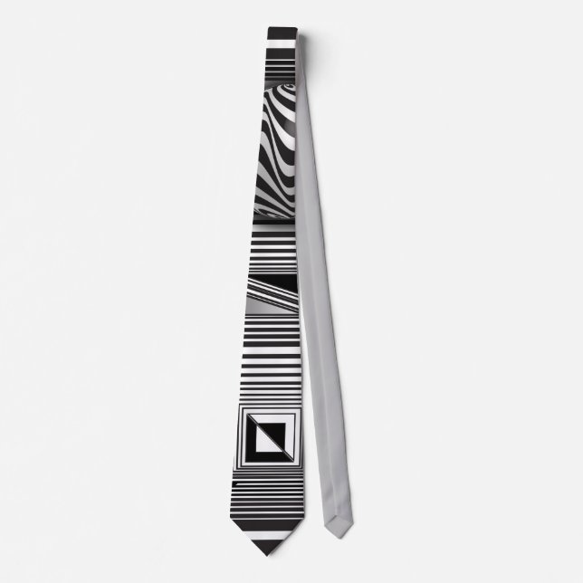 Corbata Óptica a través de formas (Anverso)