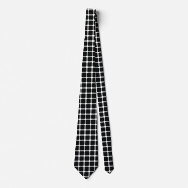 Corbata Optical Illusion Disappearing Black Dots (Anverso)