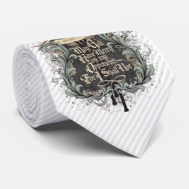 Corbata Oración de hockey (con número de jugador) (Enrollado)