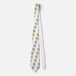 Corbata Ordenador portátil que agita feliz