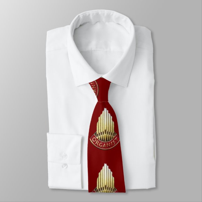 Corbata Organista Rojo Oscuro (Atado)