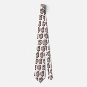 Corbata Órganos del Corazón de Anatomía Humana Vintage Sal