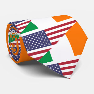 Corbata Orgullo americano irlandés de Estados Unidos Band