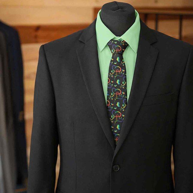 Corbata Orgullo arcoiris Valentine Neck (Subido por el creador)