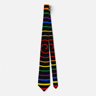 Corbata Orgullo Hipnotizado Arcoíris V2