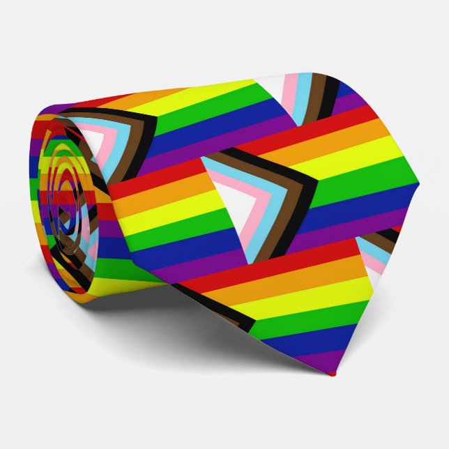 Corbata Orgullo LGBTQ+ (Enrollado)