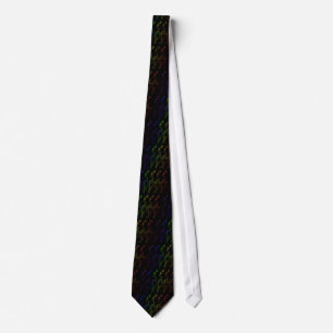 Corbata Orgullo negro del arco iris