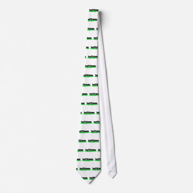 Corbata Orgulloso De Mis Ancestros (Anverso)