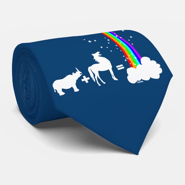 Corbata Origen del unicornio (Enrollado)