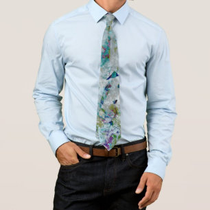 Corbata Original Moderno Uno De Un Gran Abstracto De Diseñ