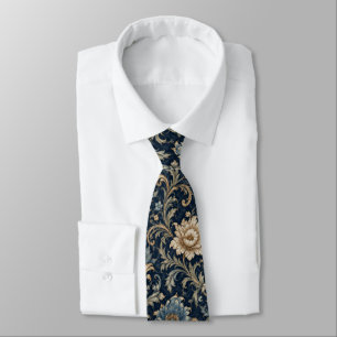 Corbata Ornamentación floral de lujo decorativa