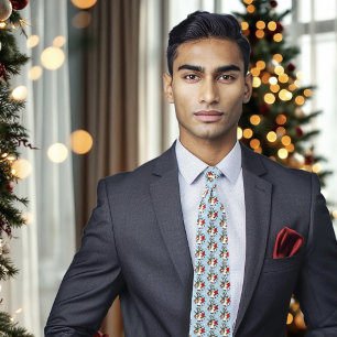 Corbata Ornamentos de corona de reno para navidades