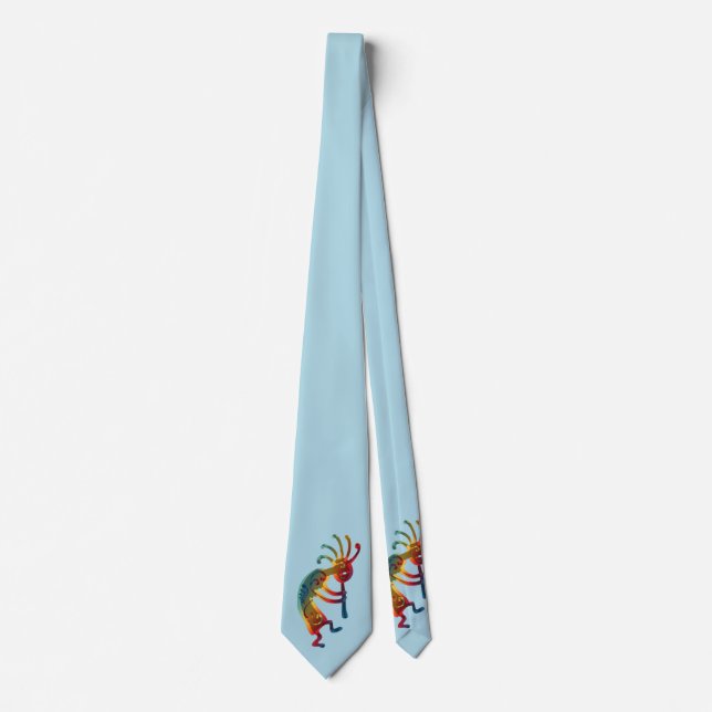 Corbata Ornamentos de KOKOPELLI + tus ideas (Anverso)