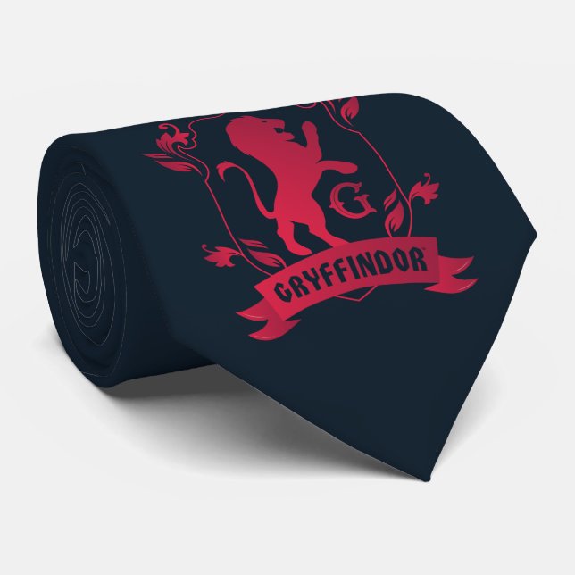 Corbata Ornate GRYFFINDOR™ House Escudo (Enrollado)