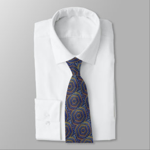 Corbata Ornate Metallic Magen David