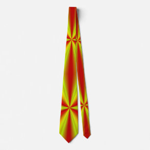 Corbata Oro Amarillo Arcoíris Rojo