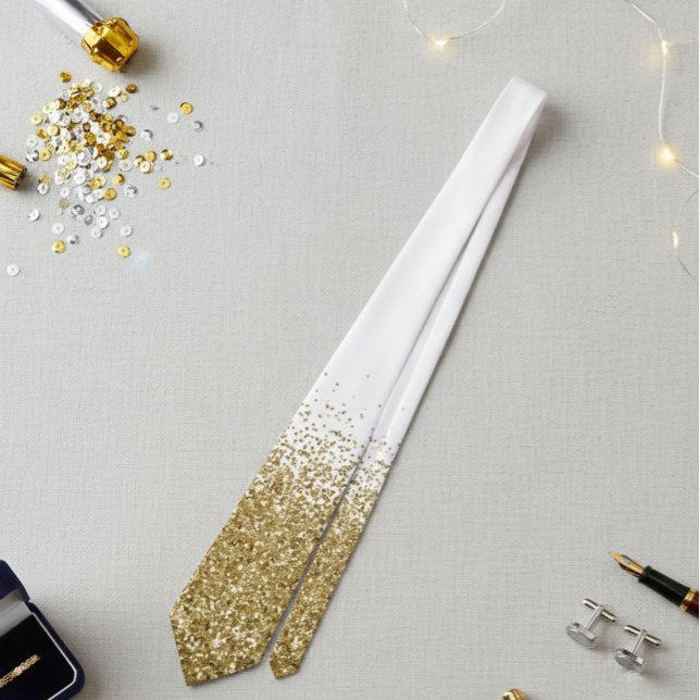 Corbata Oro Fading Waterfall Ombre Purpurina (Subido por el creador)