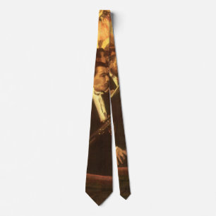 Corbata Orquesta de ópera de Edgar Degas, arte vintage
