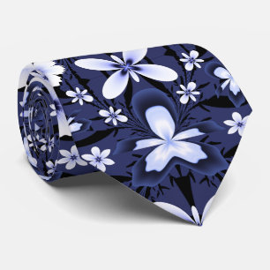 Corbata Orquídea azul